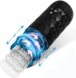 Ayaan - 10 Thrusting & Rotating Hands-Free Electric Pocket Pussy Automatic Realistic Male Masturbator