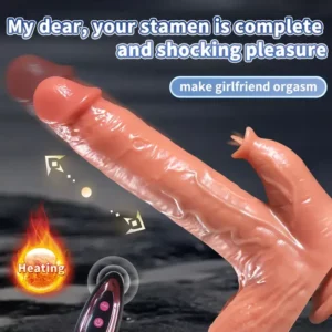 Lover Boy Give your G-spot more love with this beautifully silicone dildo ant clit stimulator