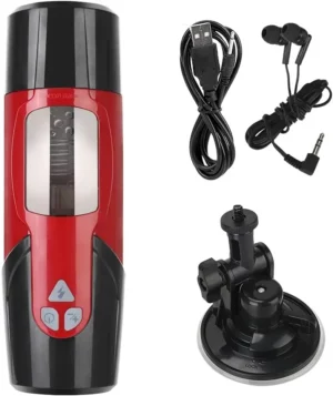 MOANIQUE Telescopic Moaning Hands-Free Masturbator - Rotates and Thrusts!