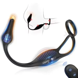 Mode PROSTATE MASSAGER WITH COCK RING