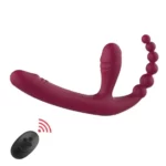 Three way love DP strapless strap on
