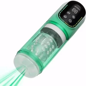 Ares - Automatic Male Masturbator – 7 Vibrating & Thrusting Modes, 3 Suction Intensities, Portable & Rechargeable